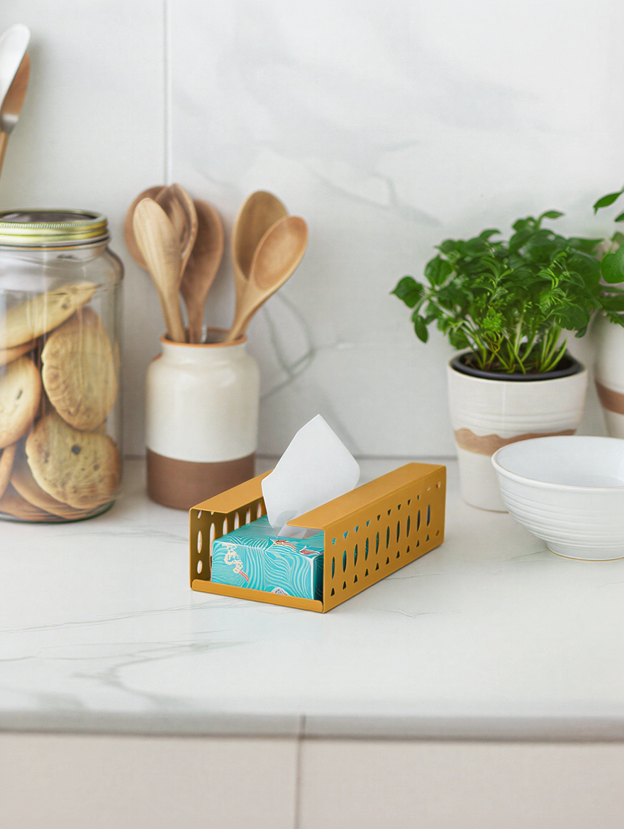 Tissue Holder | Slim Countertop Tissue Dispenser