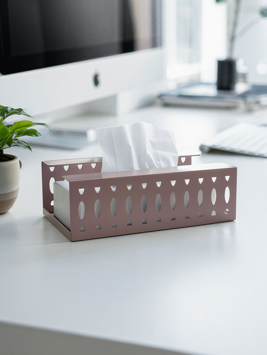 Tissue Holder | Slim Countertop Tissue Dispenser