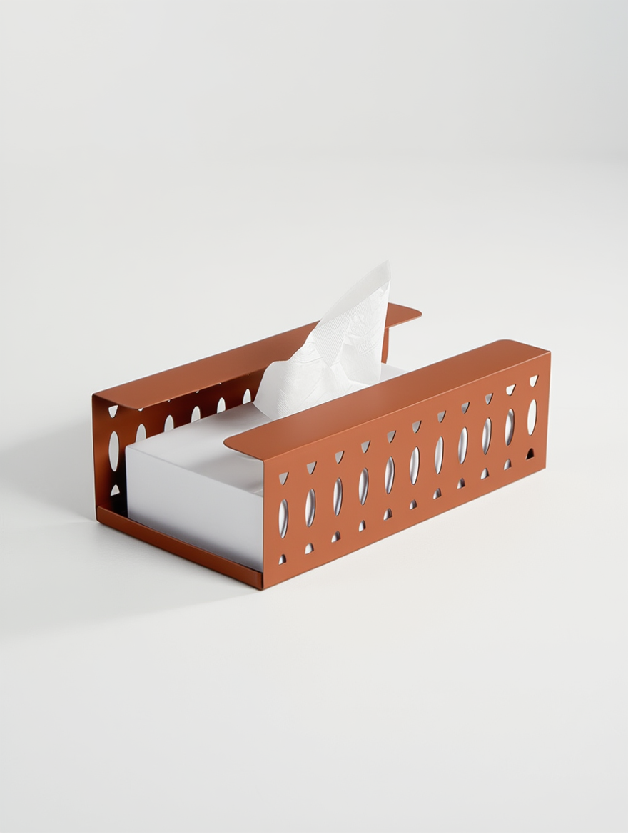 Tissue Holder | Slim Countertop Tissue Dispenser