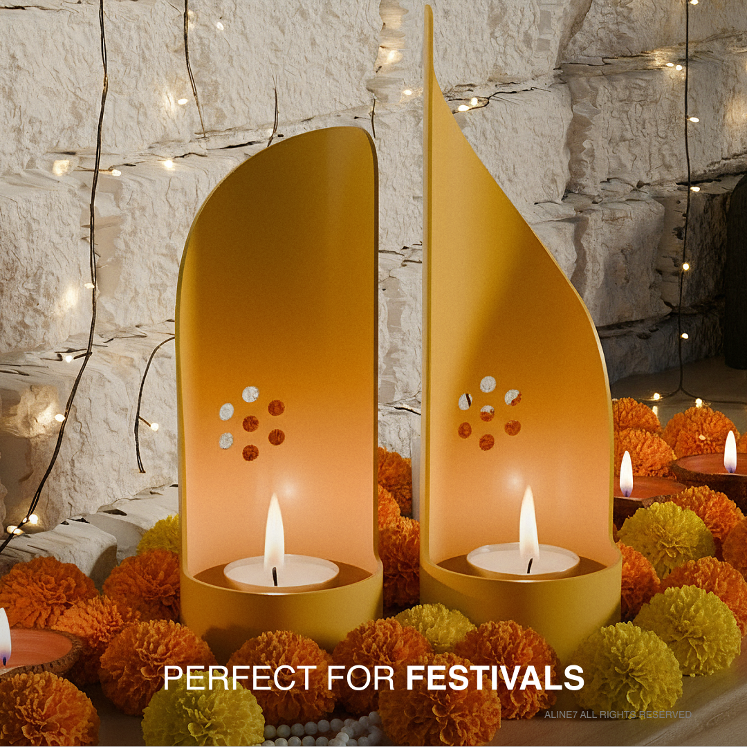 GlowCast Metal Tea-light Tower