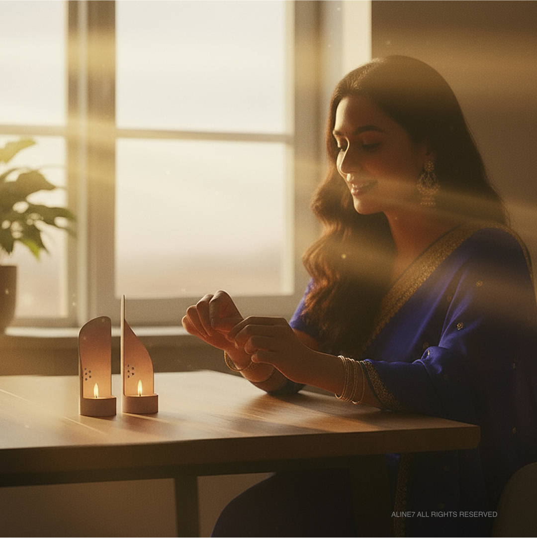 GlowCast Metal Tea-light Tower