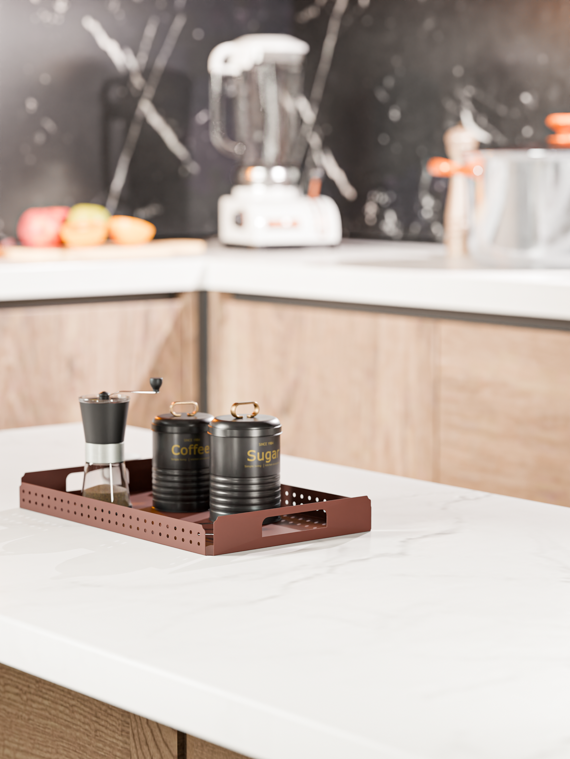 Dual Service Tray Set