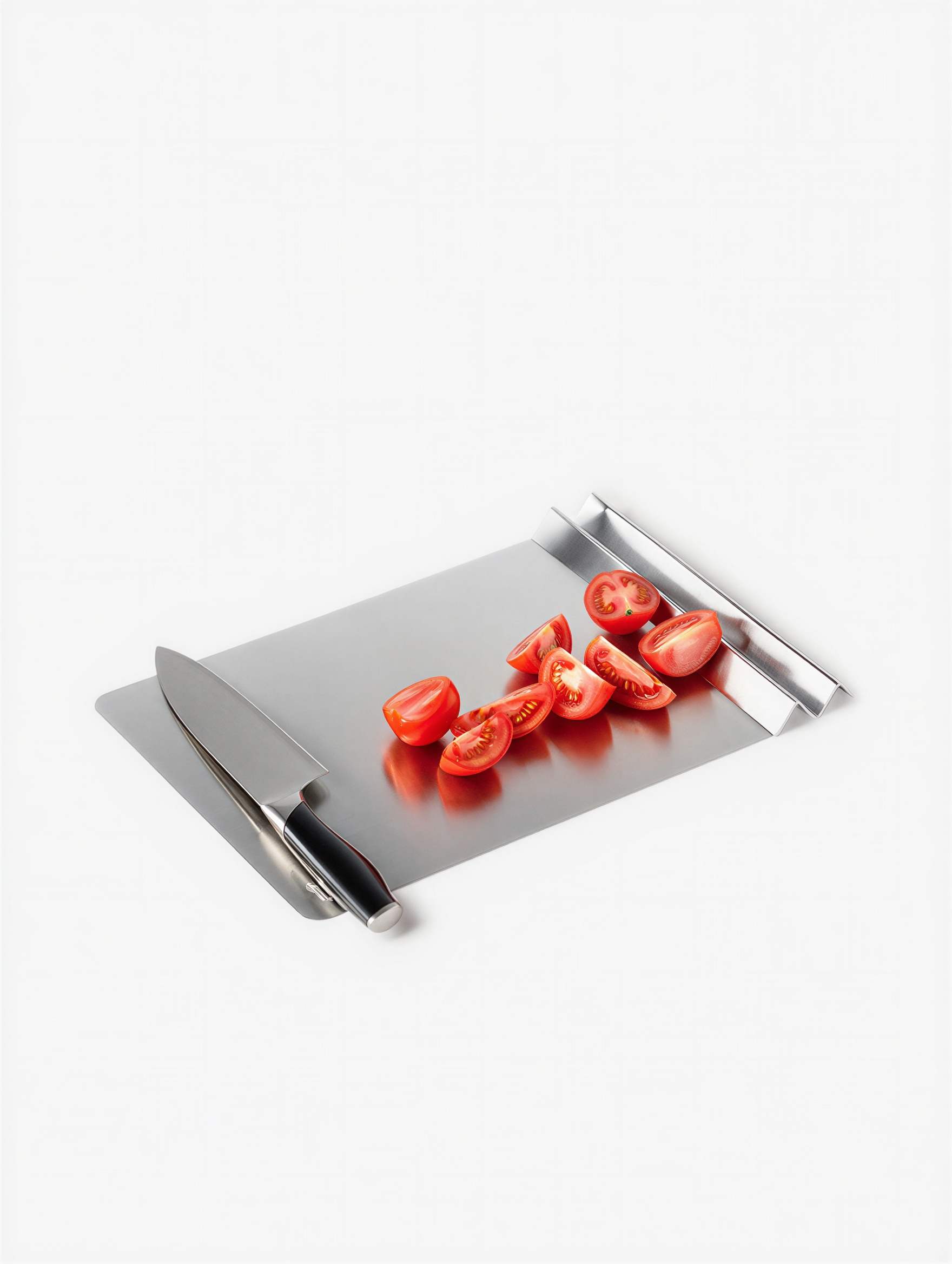 Steel chopping board