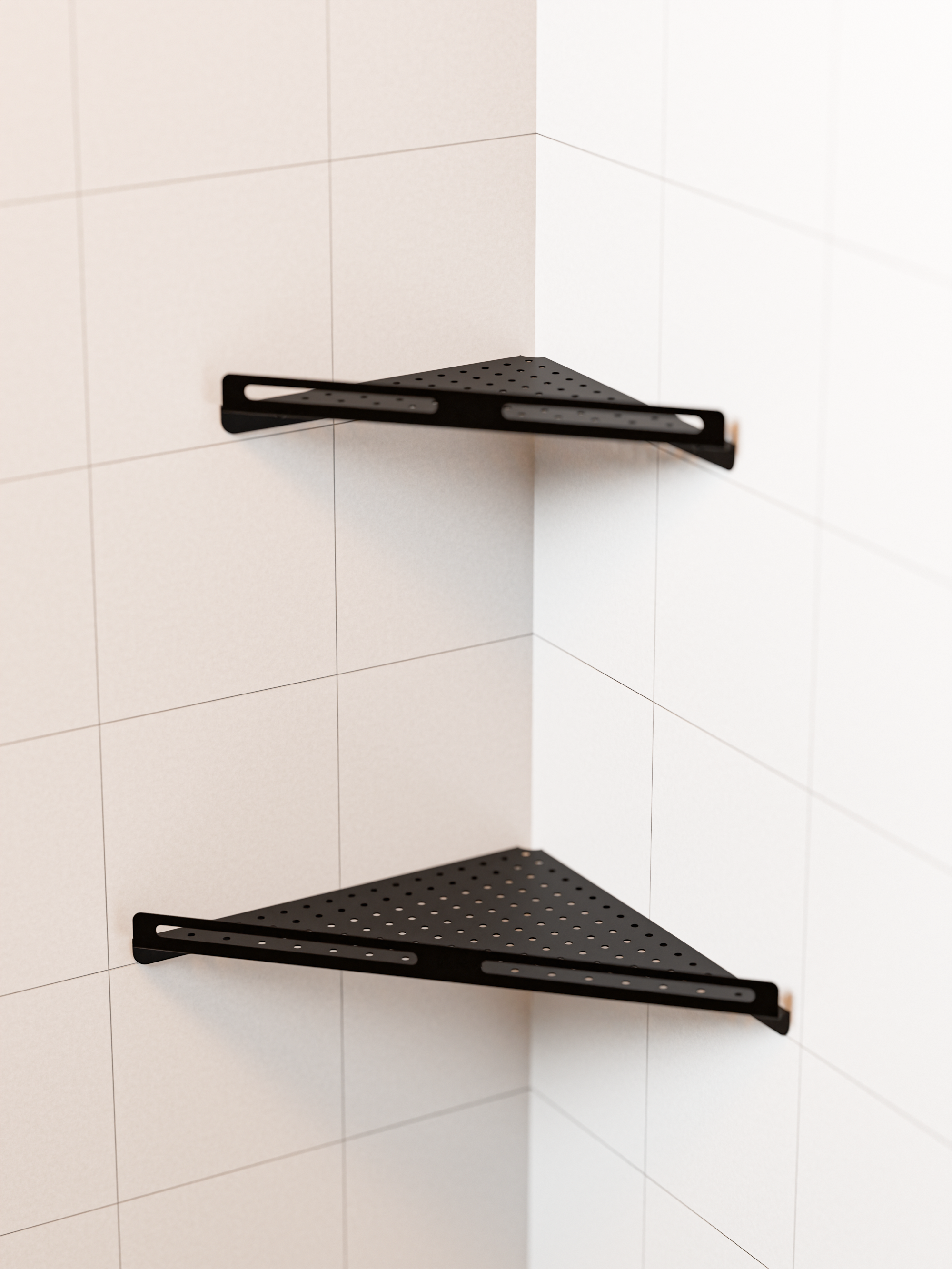 Dual Shelf Set- Black