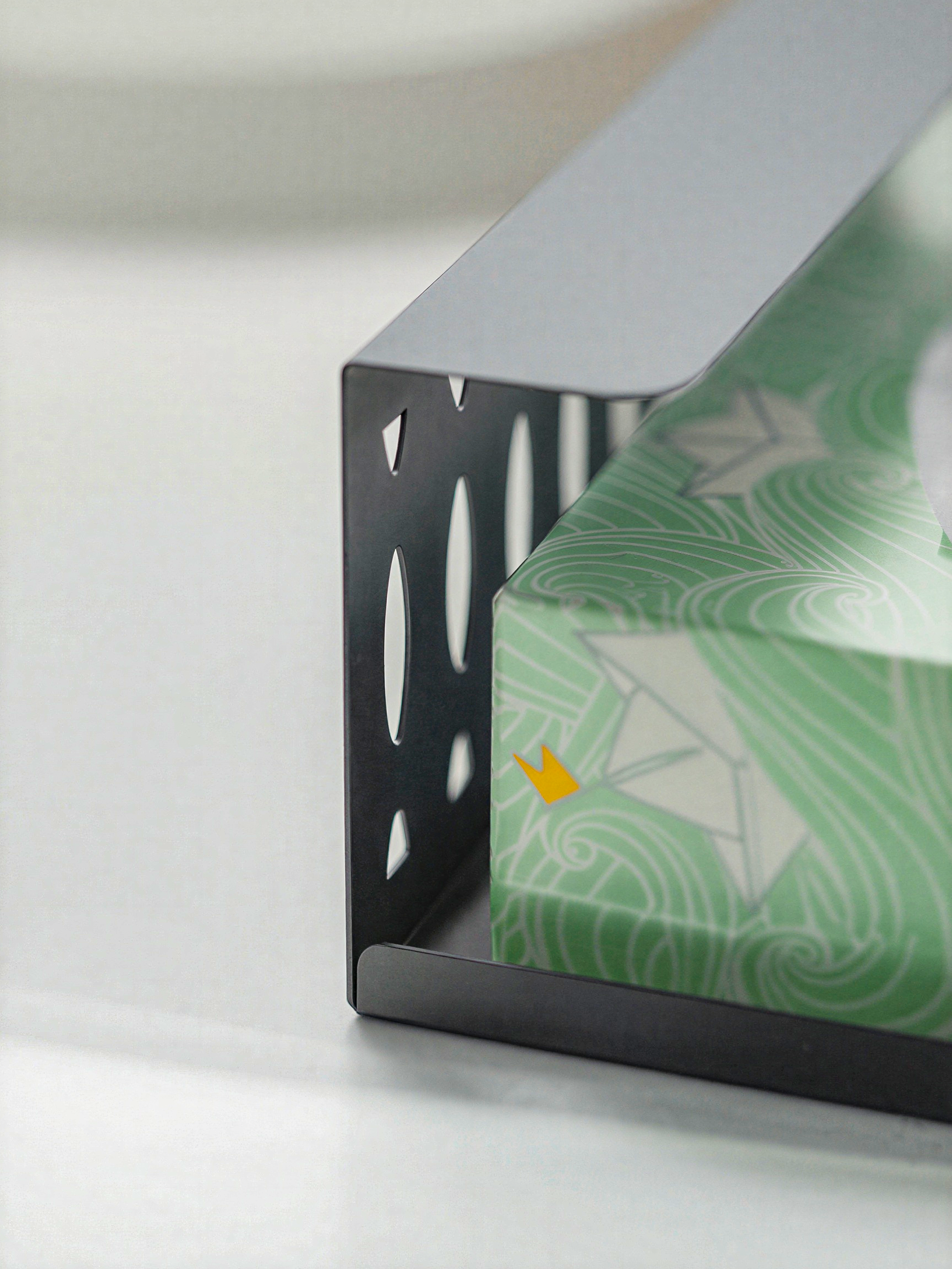 Tissue Holder | Slim Countertop Tissue Dispenser