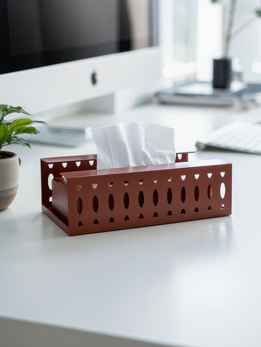 Tissue Holder | Slim Countertop Tissue Dispenser