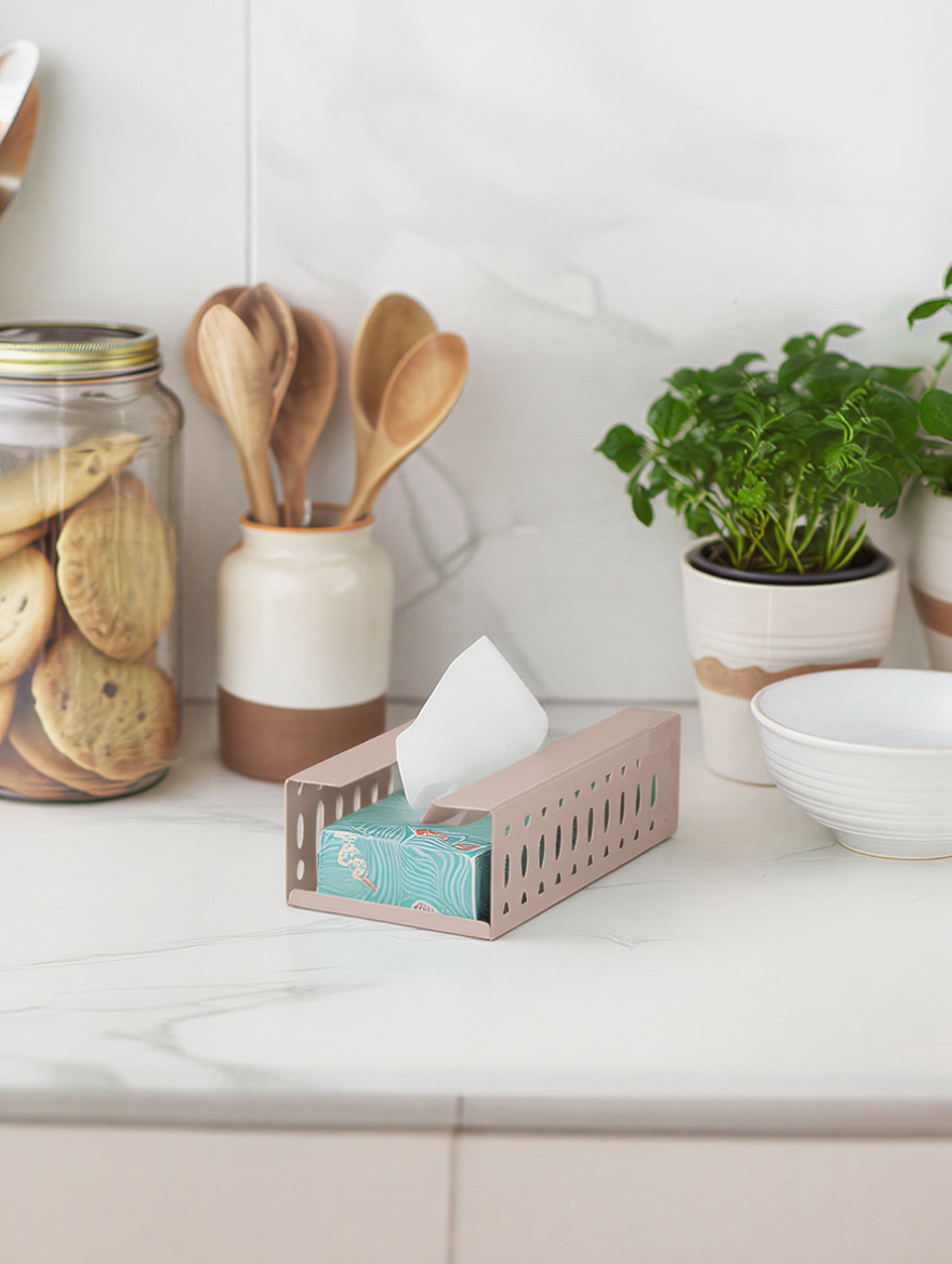 Tissue Holder | Slim Countertop Tissue Dispenser