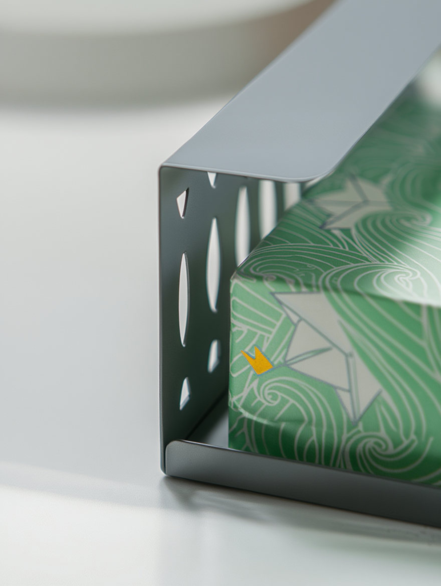 Tissue Holder | Slim Countertop Tissue Dispenser