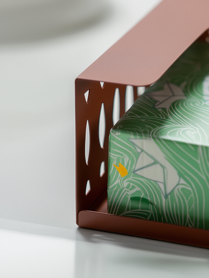 Tissue Holder | Slim Countertop Tissue Dispenser