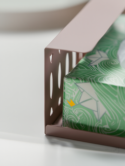 Tissue Holder | Slim Countertop Tissue Dispenser