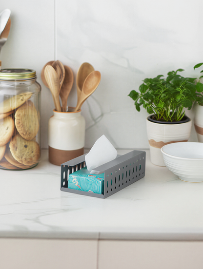 Tissue Holder | Slim Countertop Tissue Dispenser
