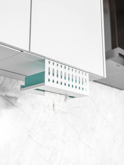 Tissue Holder Kitchen – Wall-Mounted Deep Paper Towel Dispenser