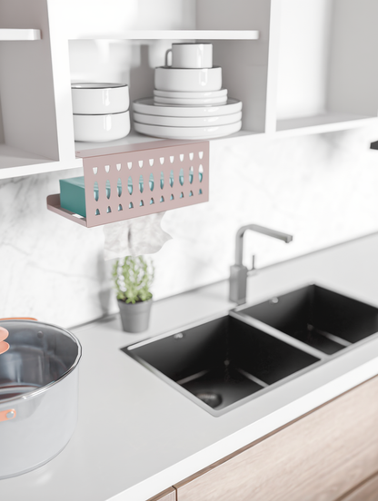 Tissue Holder Kitchen – Wall-Mounted Deep Paper Towel Dispenser