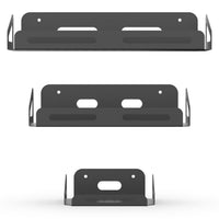 3 Pair of Stainless Steel Bathroom Shelves