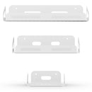 3 Pair of Stainless Steel Bathroom Shelves