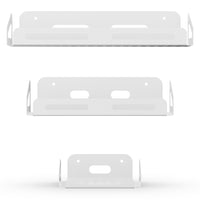 3 Pair of Stainless Steel Bathroom Shelves