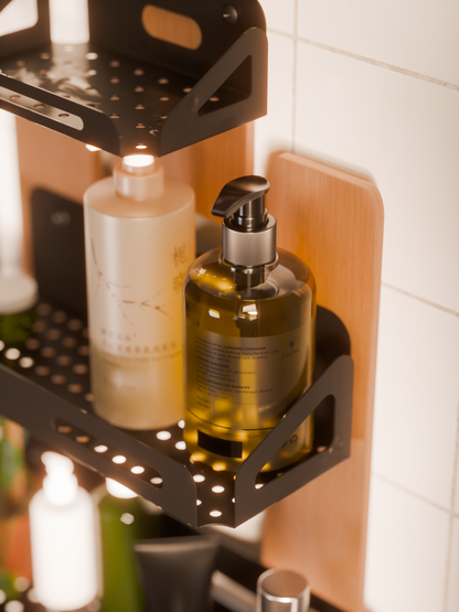 TriStack Wall Shelf - Black