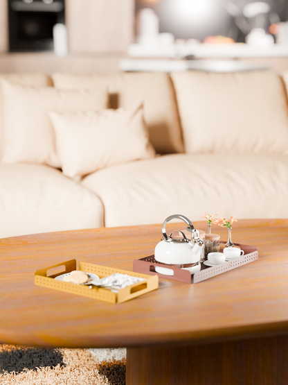 Dual Service Tray Set