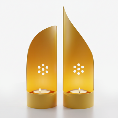 GlowCast Metal Tea-light Tower