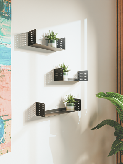 Wall Shelf for Bud Vases (3 Sizes)