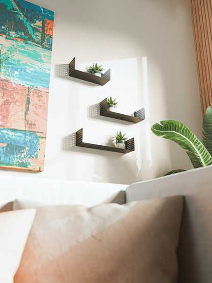 Wall Shelf for Bud Vases (3 Sizes)