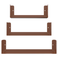 Modern Floating Wall Shelf - Set of 3