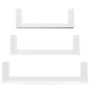 Modern Floating Wall Shelf - Set of 3