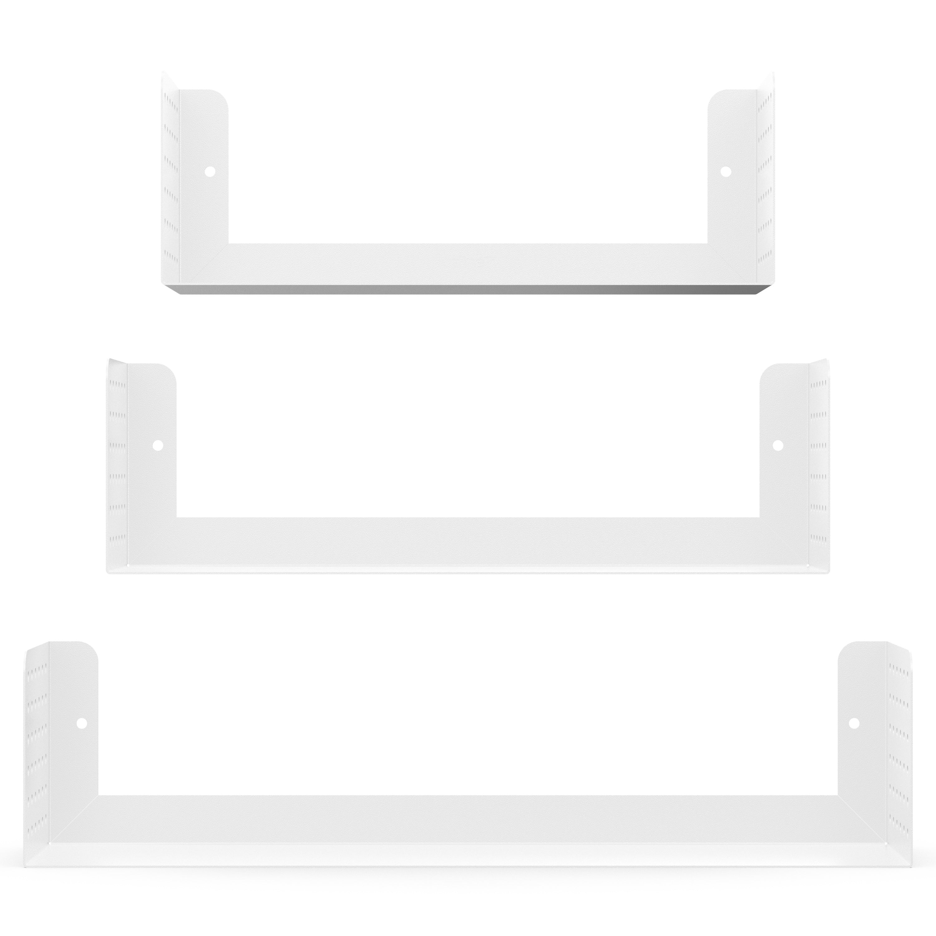 Modern Floating Wall Shelf - Set of 3