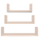 Modern Floating Wall Shelf - Set of 3