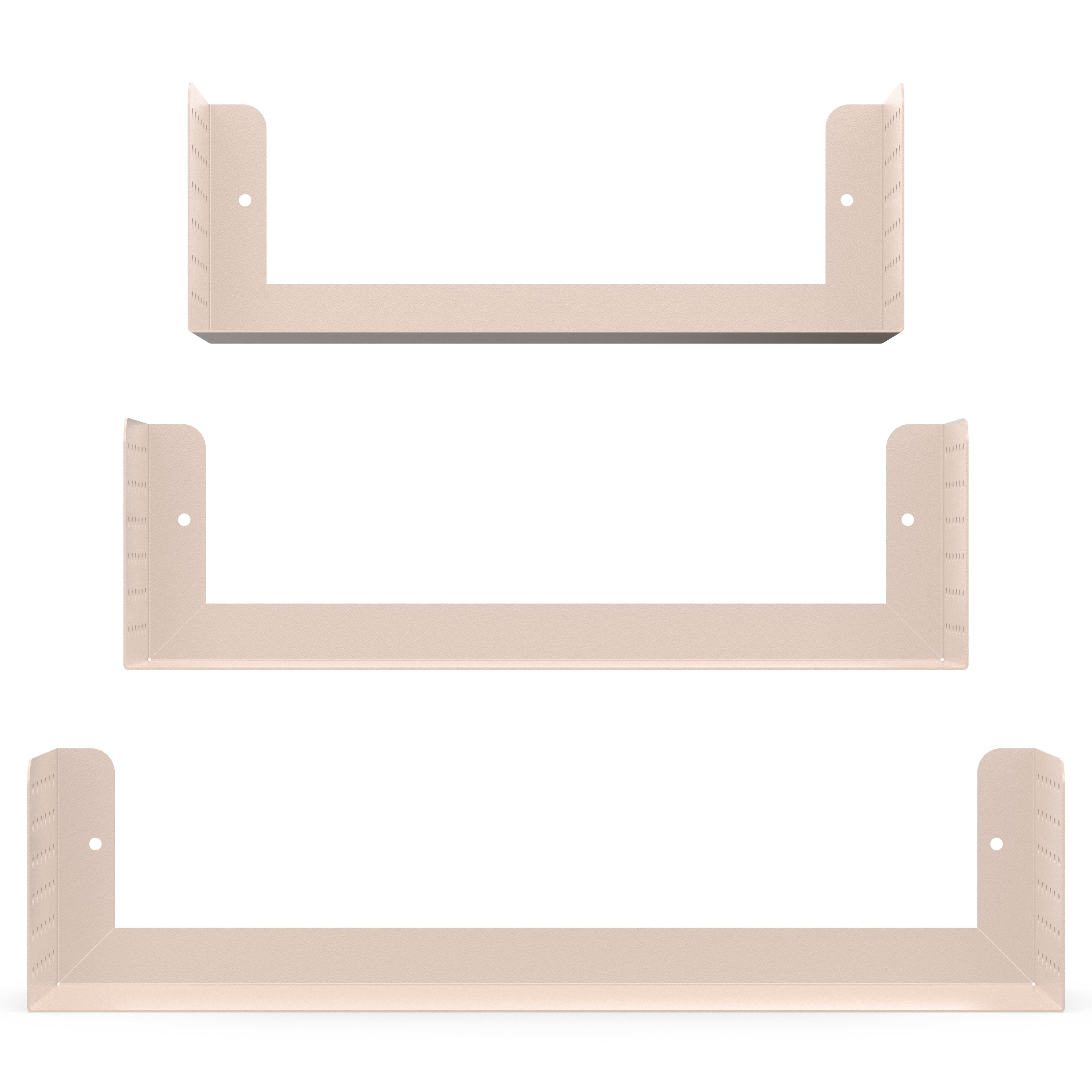 Modern Floating Wall Shelf - Set of 3