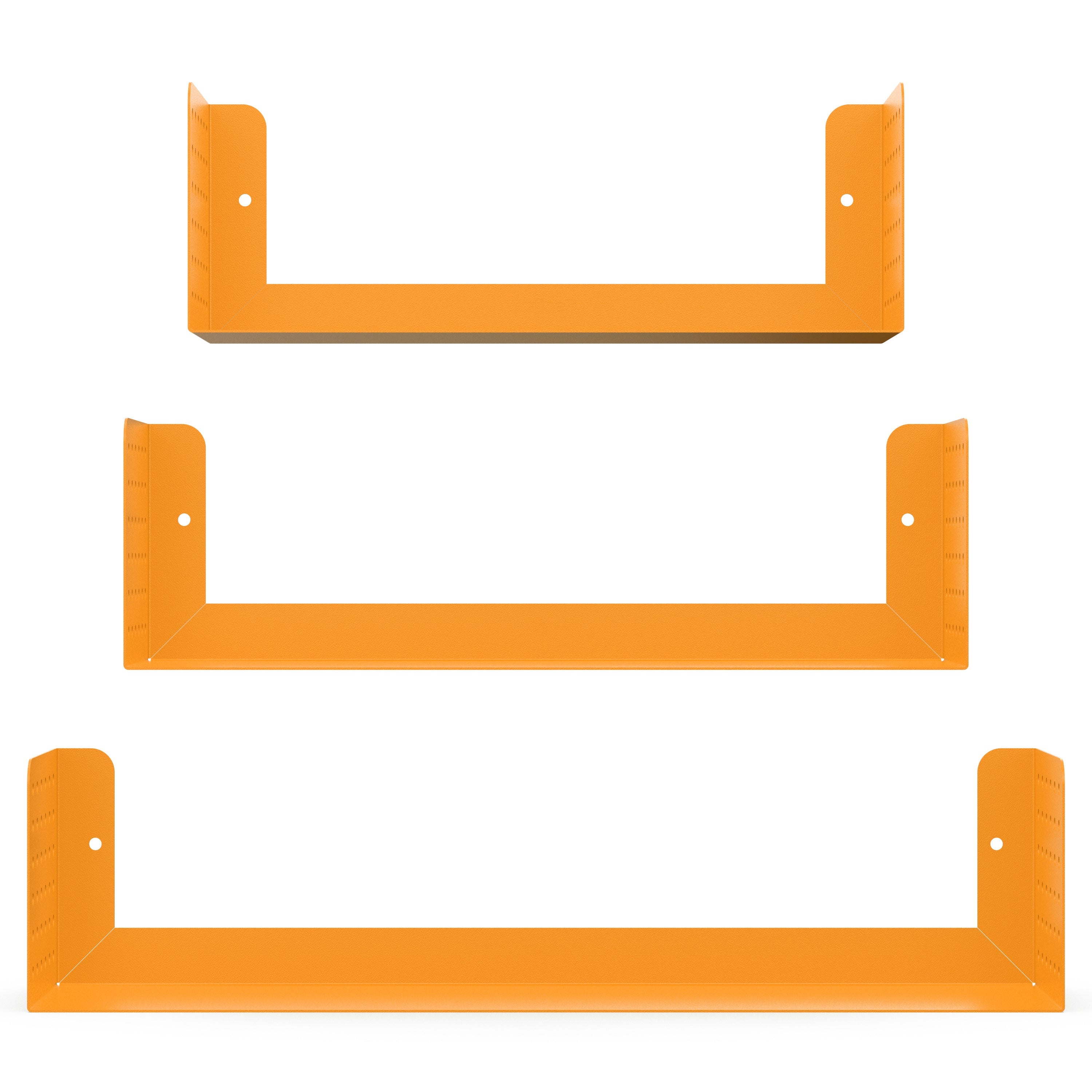 Modern Floating Wall Shelf - Set of 3